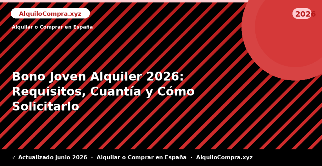 Bono Joven Alquiler: Requisitos, Cuantía y Cómo Solicitarlo