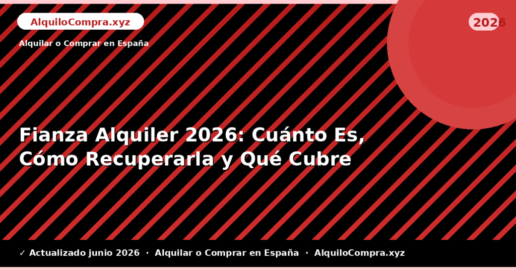 Fianza Alquiler: Cuánto Es, Cómo Recuperarla y Qué Cubre