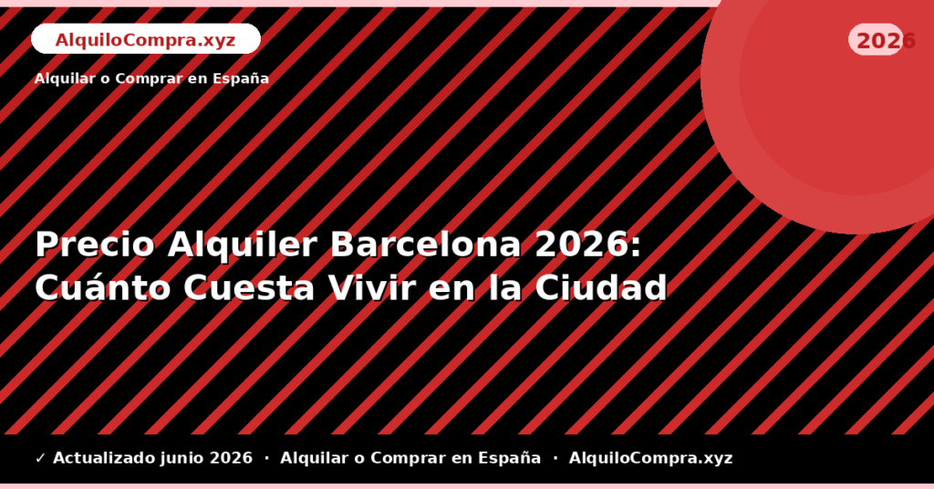 Precio Alquiler Barcelona: Cuánto Cuesta Vivir en la Ciudad